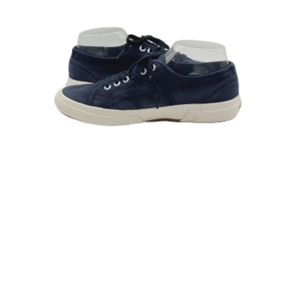 Superga Classic Canvas Sneakers Unisex Navy Blue Women's Size 10 Men's size 8.5 - Picture 8 of 12
